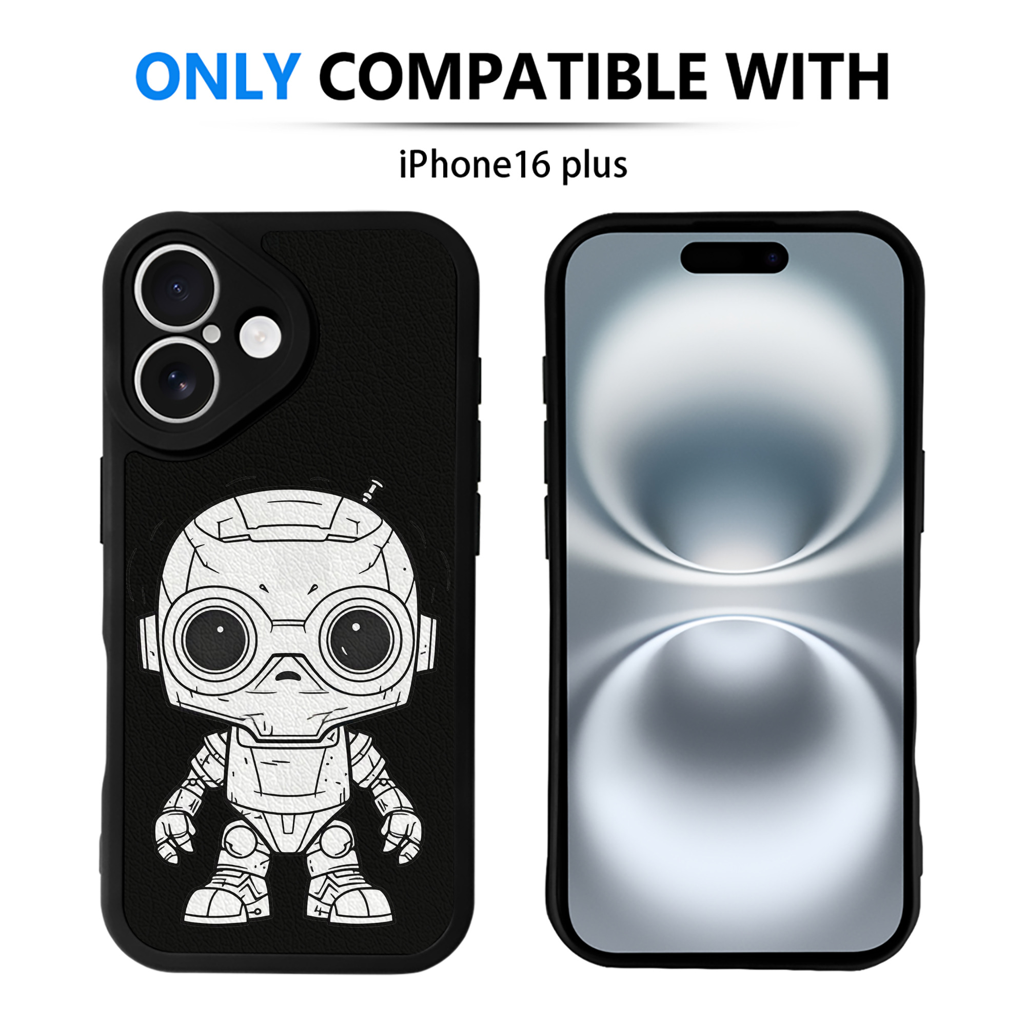 （画像用） スター・ウォーズ Star Wars 【iPhone 16シリーズ対応】シリコンスマホケース（レザー調） 材質：シリコン
